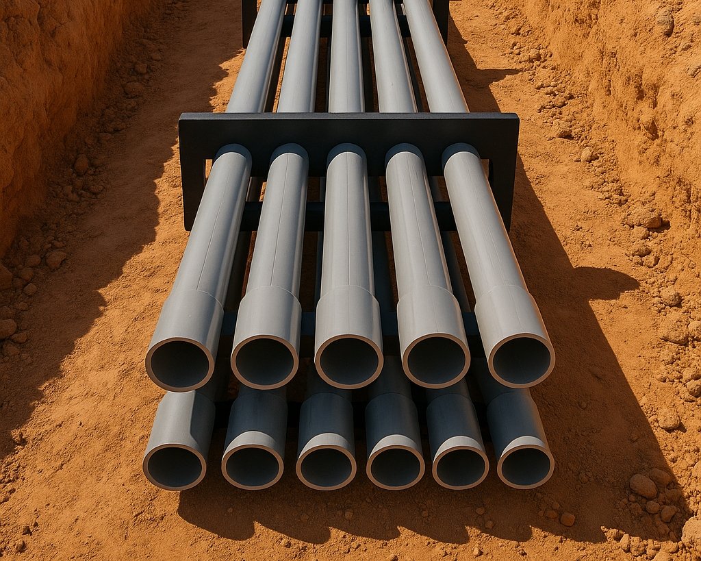 duct spacer desert trench piedmont plastics genertaed