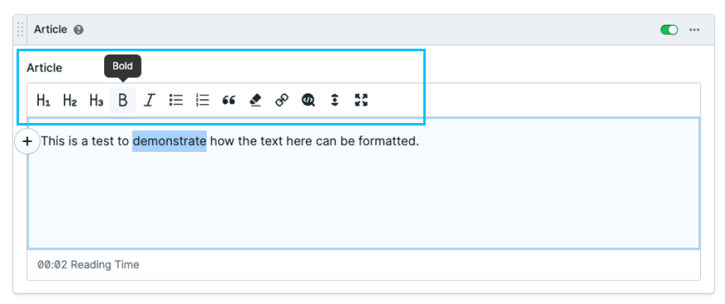 documentation/article markdown demonstration