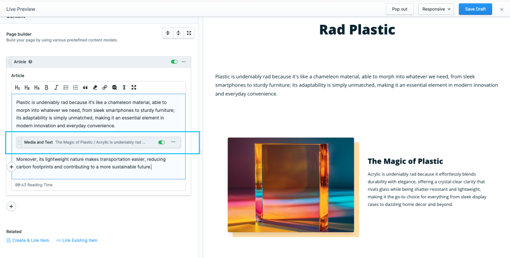 documentation/article set live preview