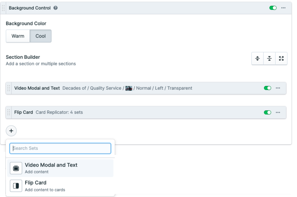 documentation/background control blueprint