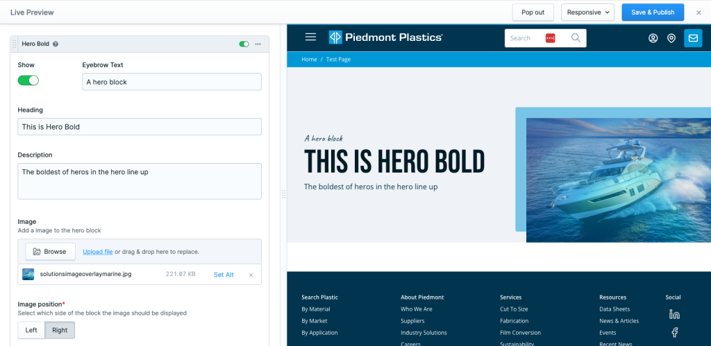 documentation/hero bold live preview