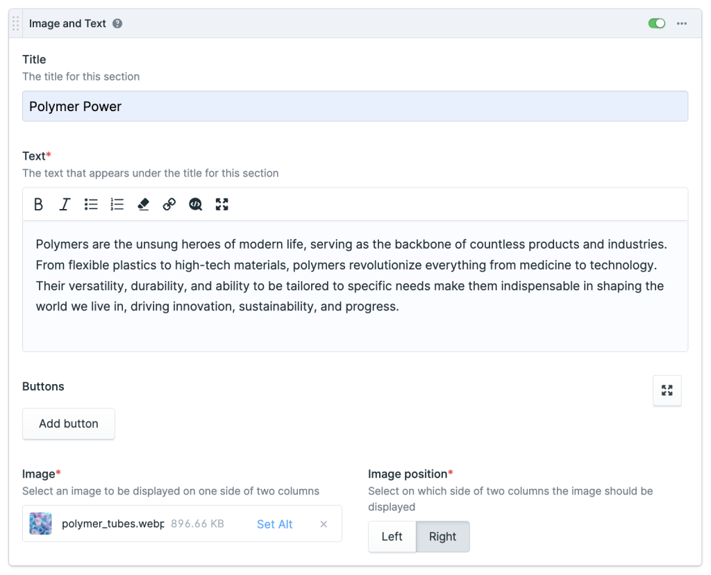 documentation/image and text settings 2