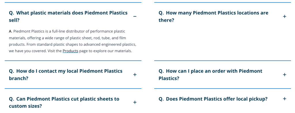 documentation/interactive faq example