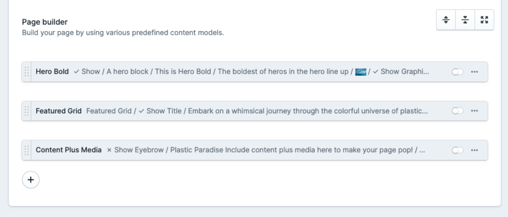 documentation/page builder