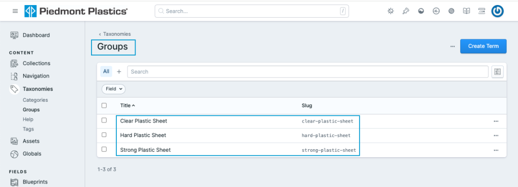 documentation/taxonomy detail
