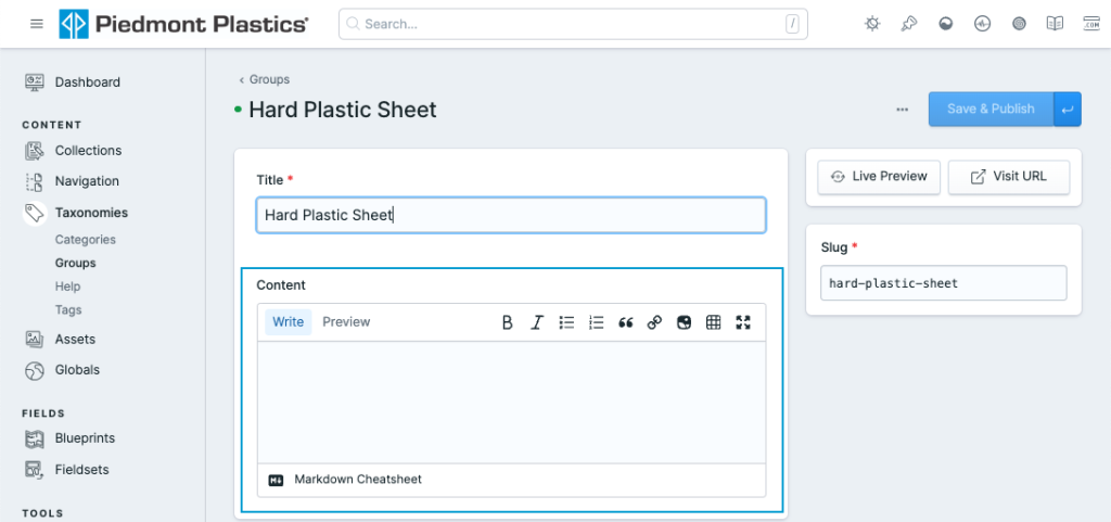documentation/taxonomy input v2