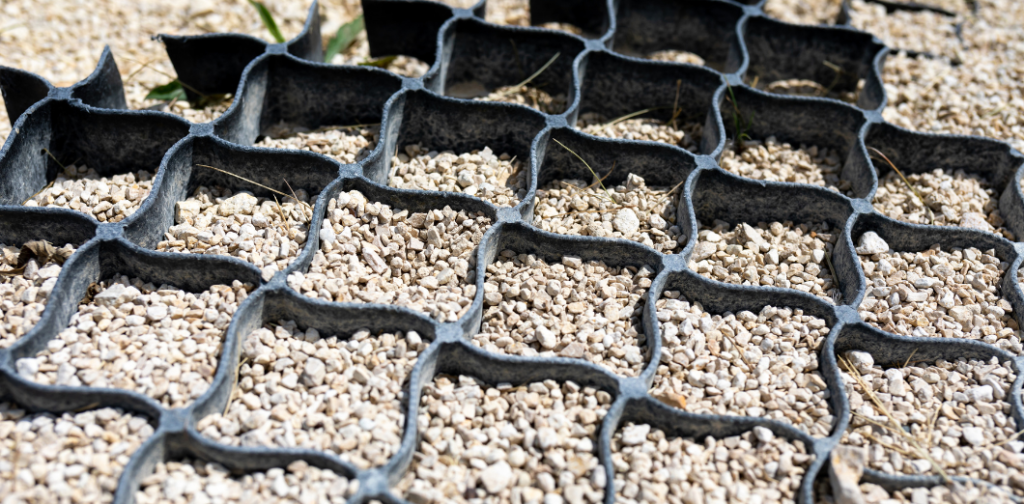 plastic erosion control grid   piedmont plastics