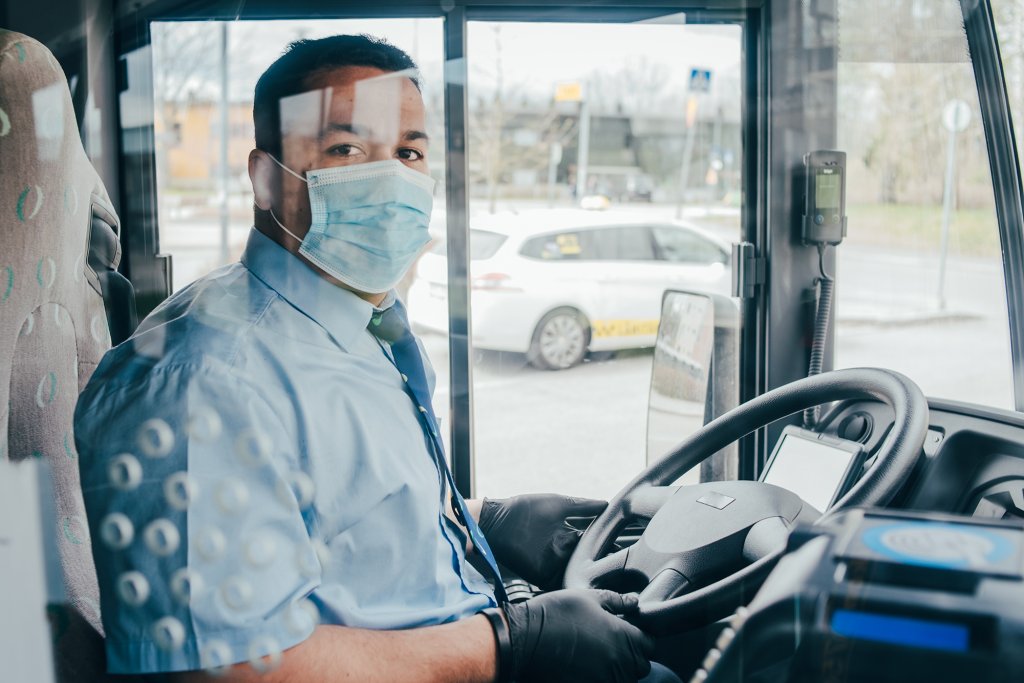 Plastic Barriers for Transit Operator Protection | Piedmont Plastics