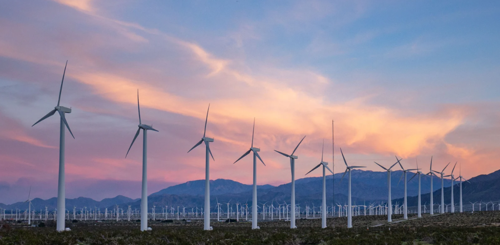 wind turbine farm   piedmont plastics